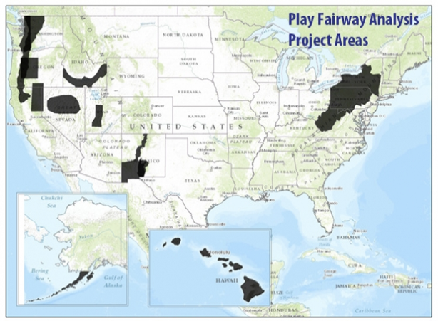 Play Fairway Analysis Phase II Selections map